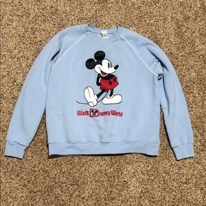 Disneyland Retro Grey Mickey Mouse Sweatshirt XL